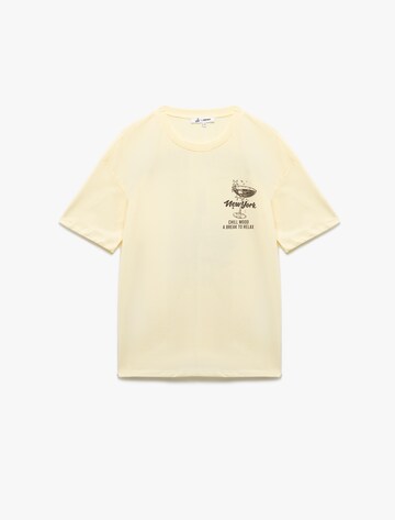 Koton Oversized Shirt in Yellow