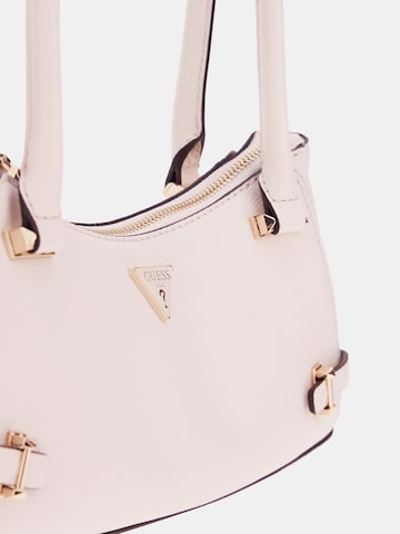 GUESS Schultertasche 'Rosalba' in Weiß