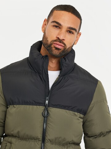 Threadbare Winter Jacket in Green
