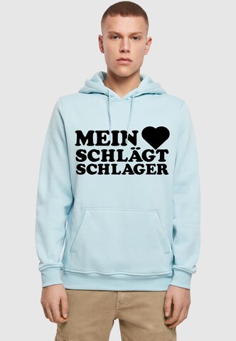 Merchcode Sweatshirt in Blau: Vorderseite