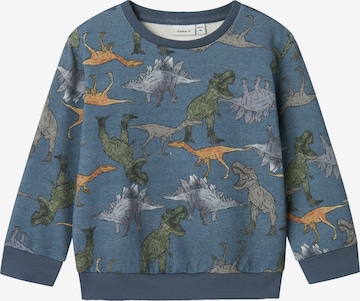 Sweat 'NMMBenja' NAME IT en bleu : devant