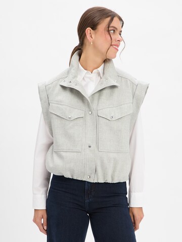 BOSS Bodywarmer 'Jaflesti' in Grijs: voorkant