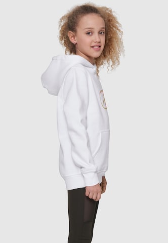 Sweat-shirt 'Peace' Merchcode en blanc