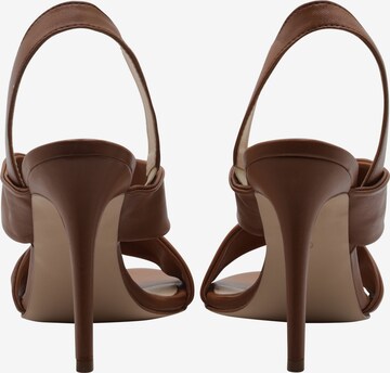 DreiMaster Klassik Strap Sandals in Brown