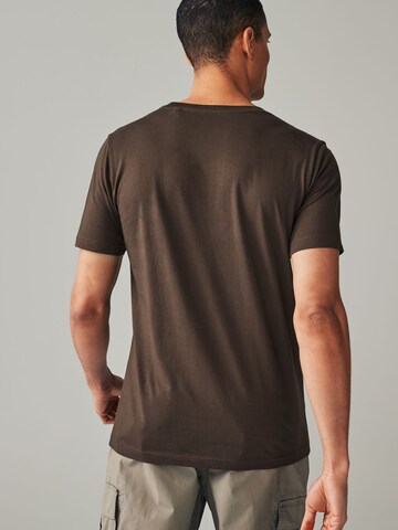 Next - Camisa 'Essential' em castanho
