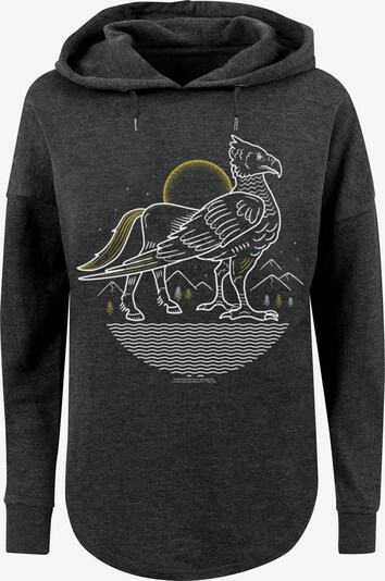 F4NT4STIC Sweatshirt 'Harry Potter Buckbeak' in hellgelb / dunkelgrau / weiß, Produktansicht