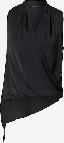 AllSaints Блуза 'Abi' в черно: отпред