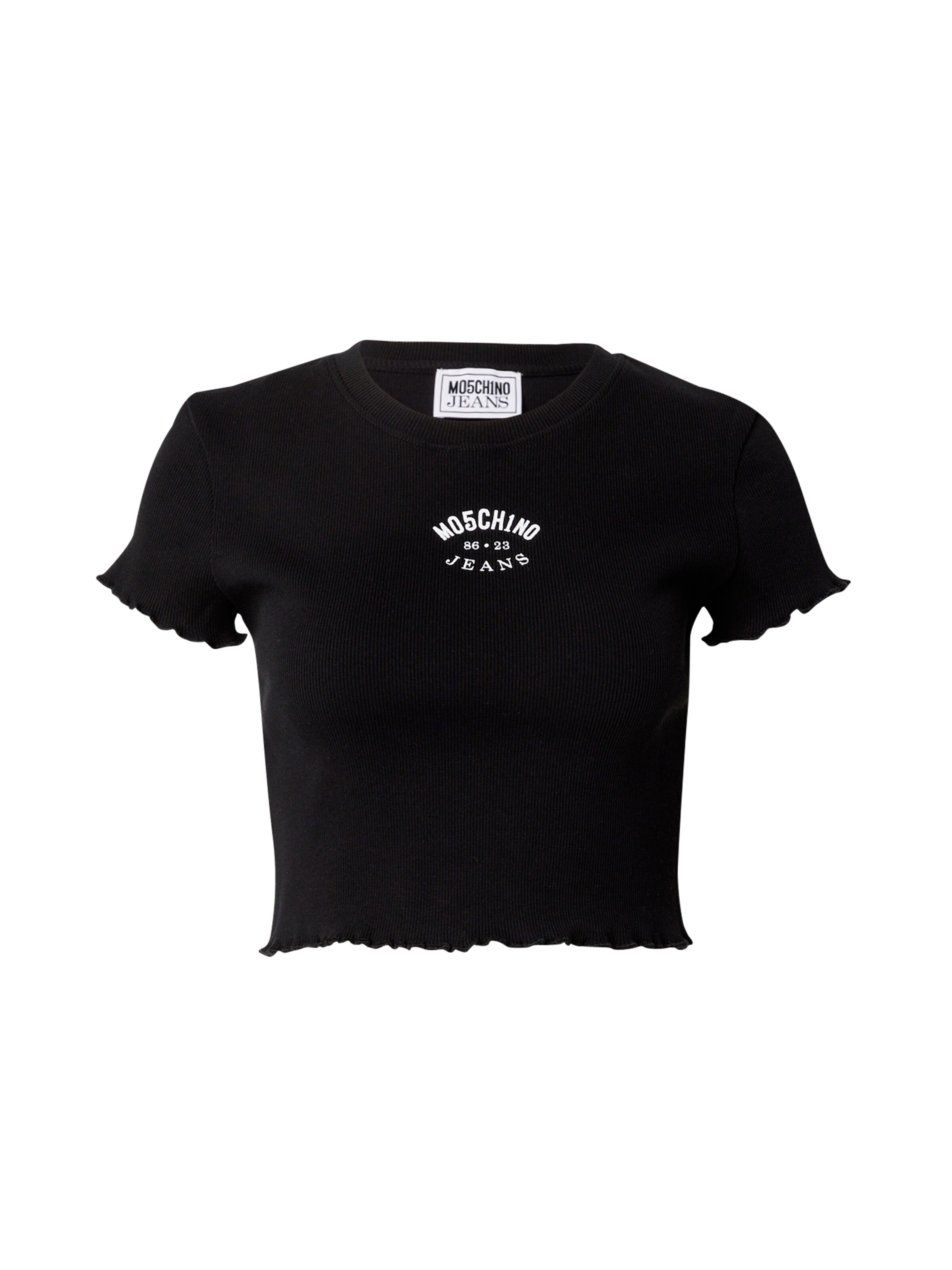 Moschino Jeans Koszulka w kolorze czarny: przód