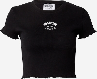 Marškinėliai iš Moschino Jeans, spalva – juoda / balta, Prekių apžvalga