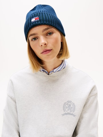 Bonnet 'Heritage' Tommy Jeans en bleu : devant