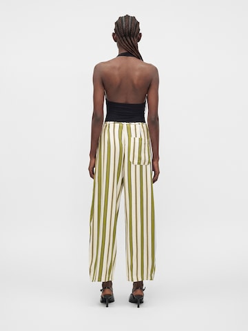 TOPSHOP Wide leg Pants 'CLEO' in Green