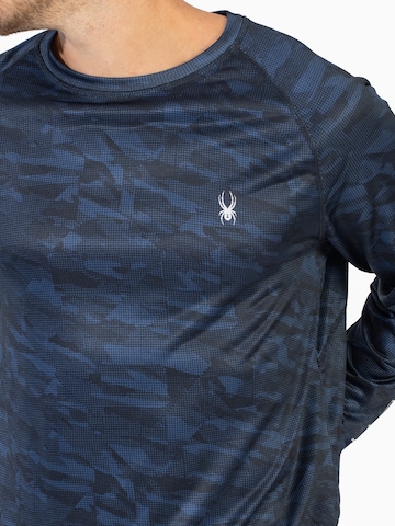 Spyder Functioneel shirt in Blauw