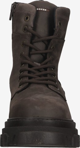 BULLBOXER Lace-Up Ankle Boots in Brown