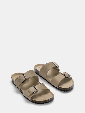 Mule Pull&Bear en beige