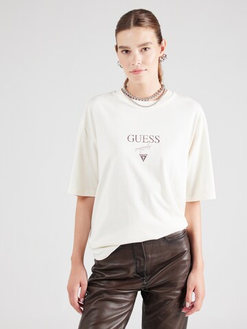 T-shirt 'BAKER' GUESS Originals en beige : devant