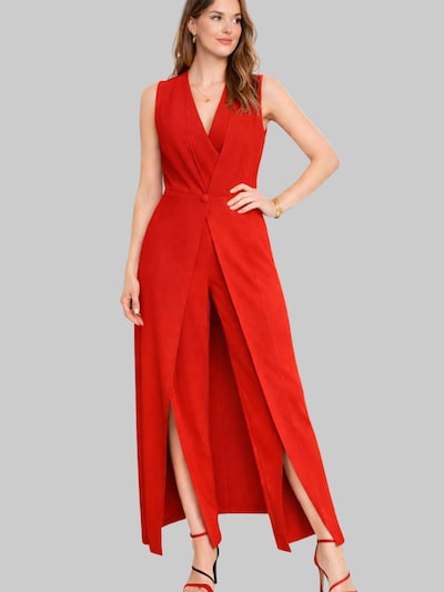 Madnezz House Jumpsuit i S/regular i rød, Produktvisning