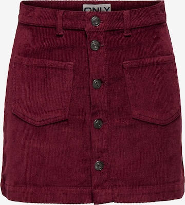 ONLY Skirt 'ONLAMAZING' in Red: front