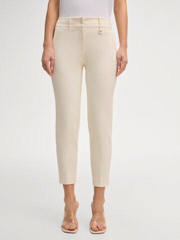JOOP! Slim fit Trousers 'Petunia' in White: front