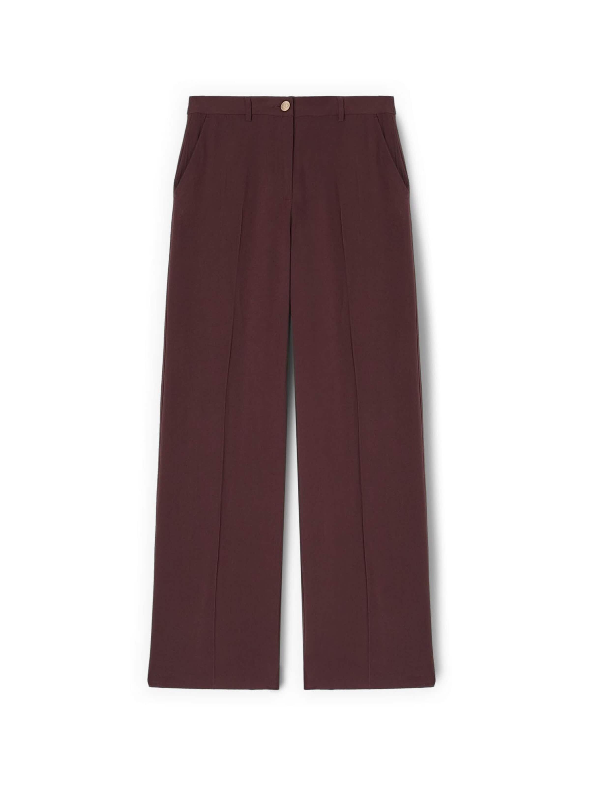 Pantalon MOTIVI en marron : devant
