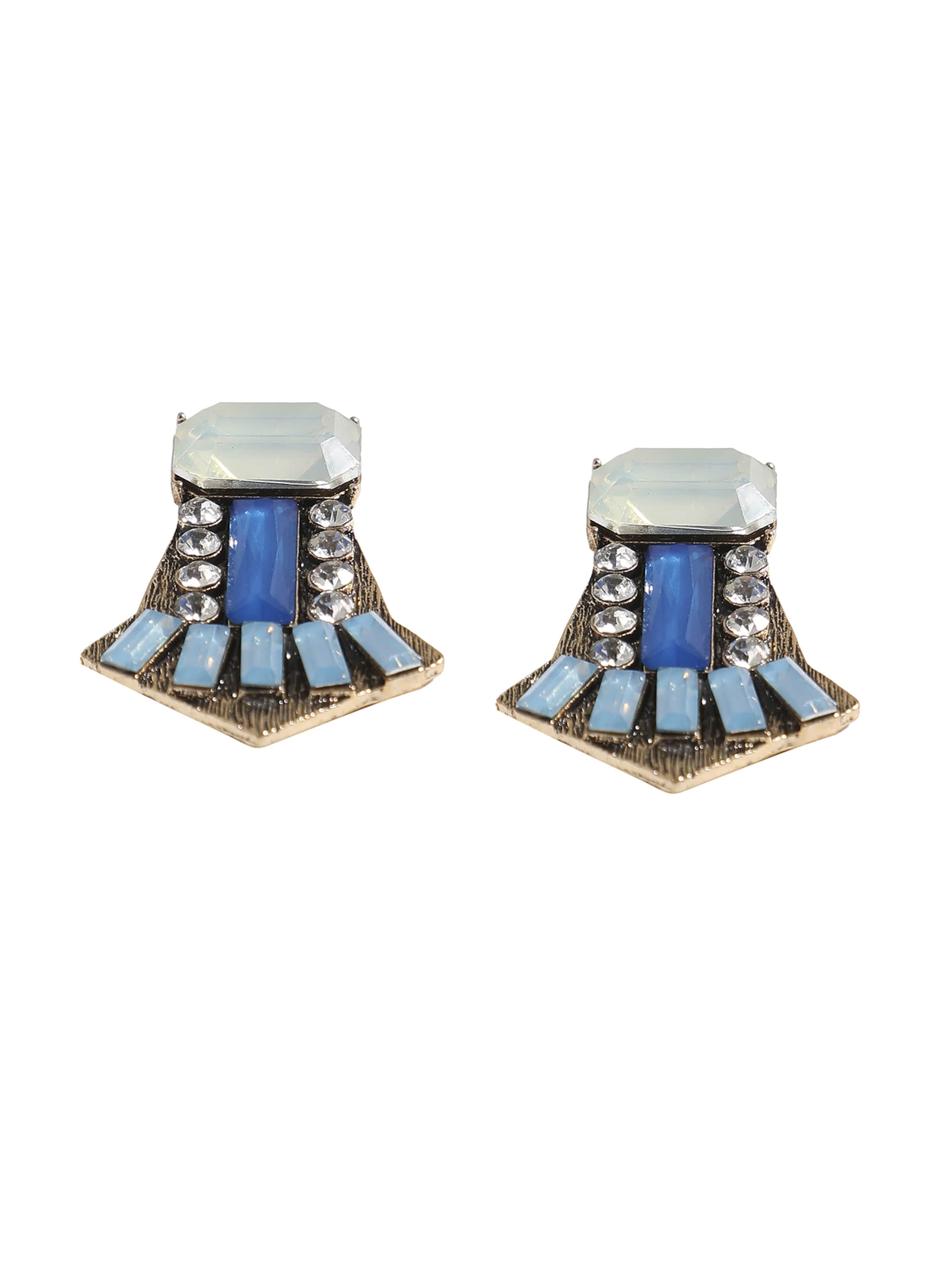 SOHI Náušnice ' Annemae ' - Modrá: predná strana