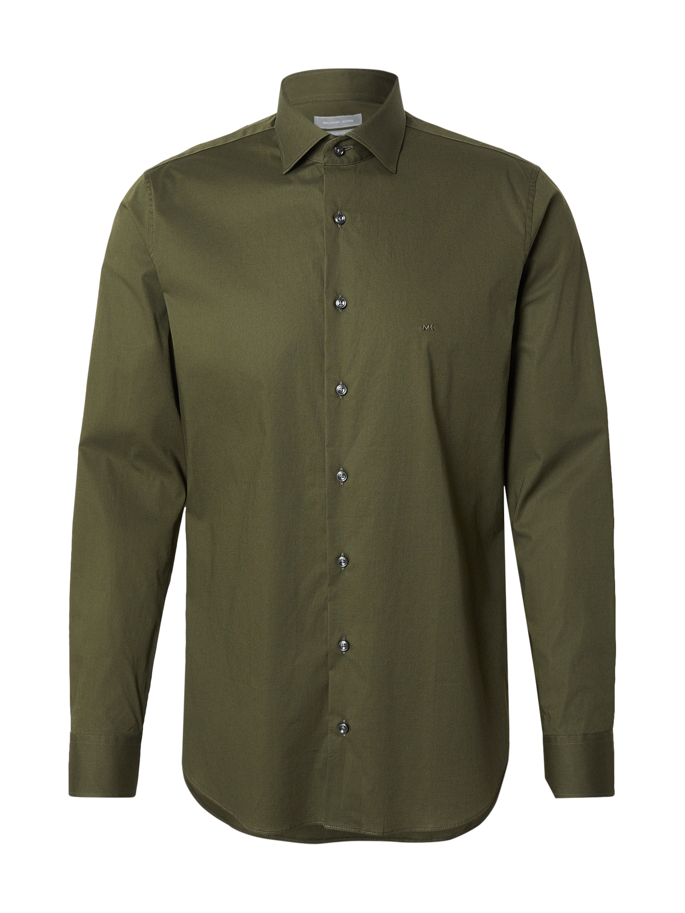 Michael Kors Slim Fit Skjorte i grøn: forside
