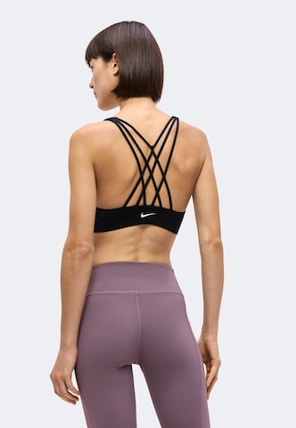 NIKEBustier Sportski grudnjak 'INDY' - crna boja: stražnji dio
