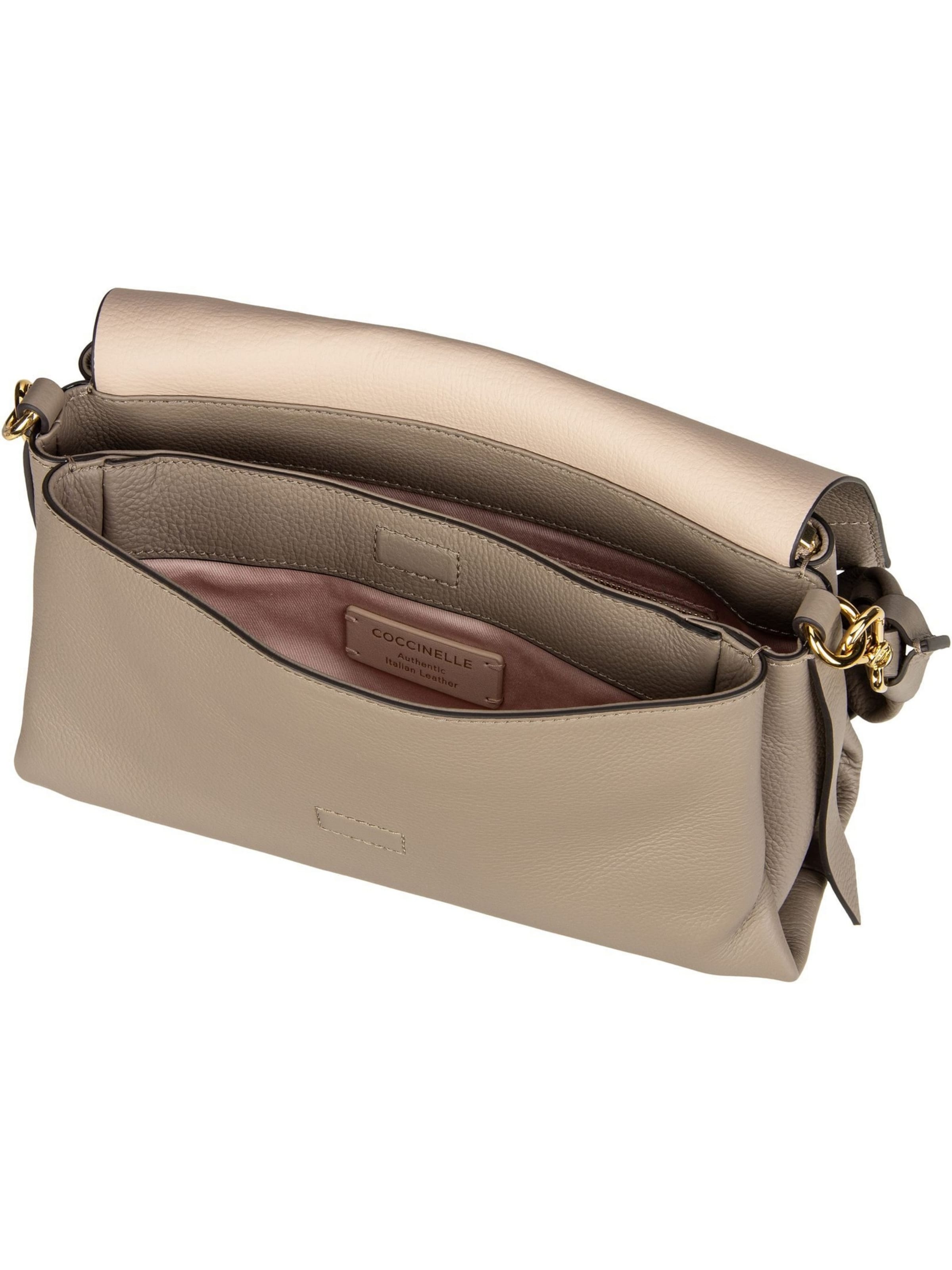 Sac bandoulière 'Boheme Grana Double' Coccinelle en gris