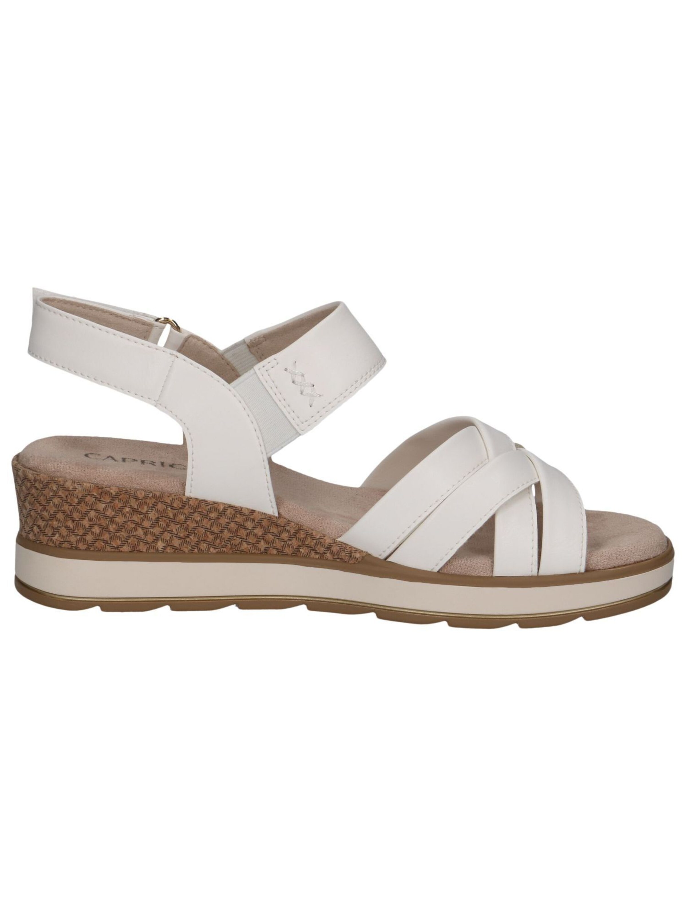 CAPRICE Sandale in Weiß