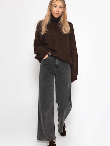 SASSYCLASSY Oversizepullover in Braun