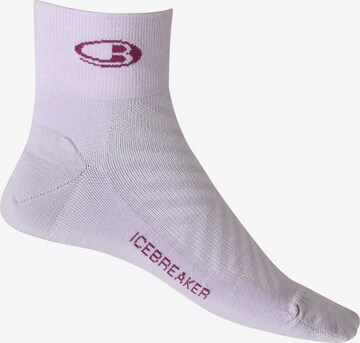 Chaussettes de sport ICEBREAKER en gris : devant