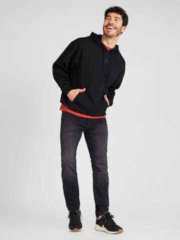 HUGO Red Sweatshirt 'Dompol' in Schwarz