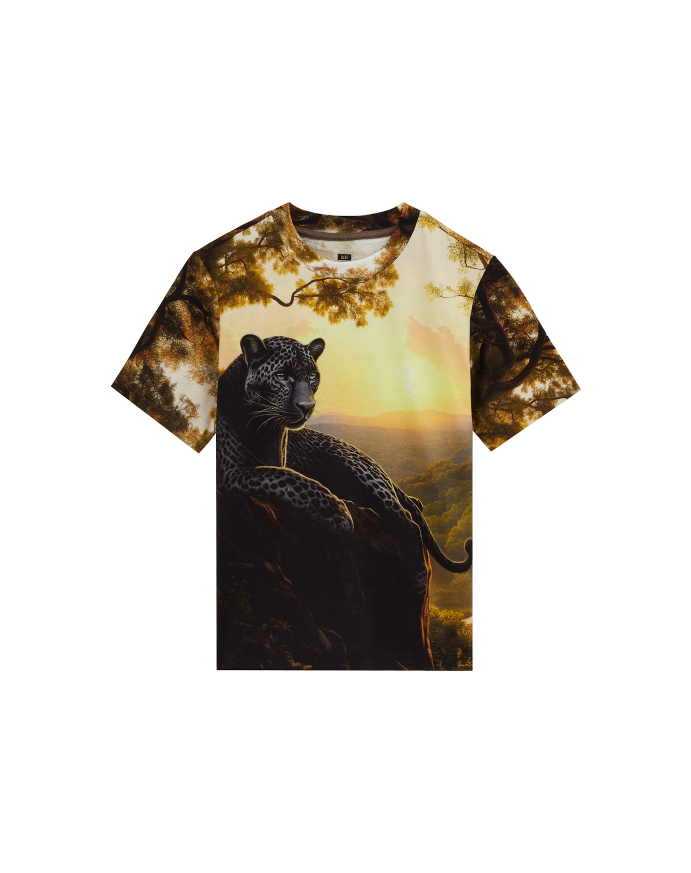 Tricou de la WE Fashion pe maro: față