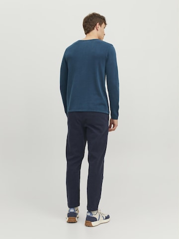 JACK & JONES Regular Fit Neulepaita 'Leo' värissä sininen