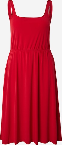 Rochie de la Trendyol Curve pe roșu: față