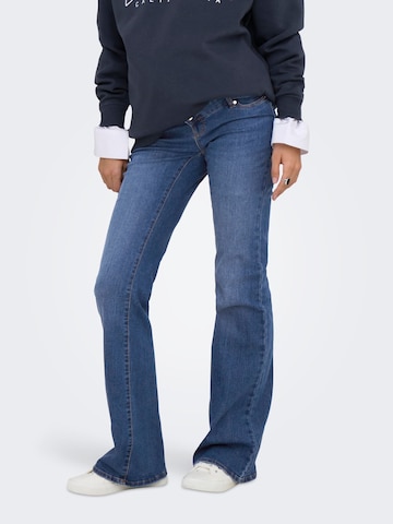 Only Maternity Flared Jeans 'OLMann' in Blue: front
