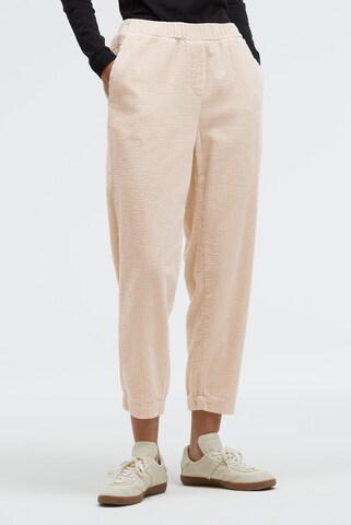 SENSES.THE LABEL Loose fit Pants in Beige: front