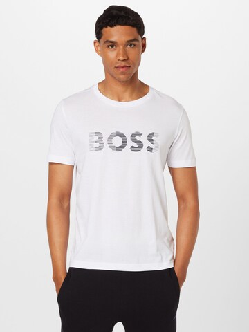 BOSS Tričko – bílá: přední strana