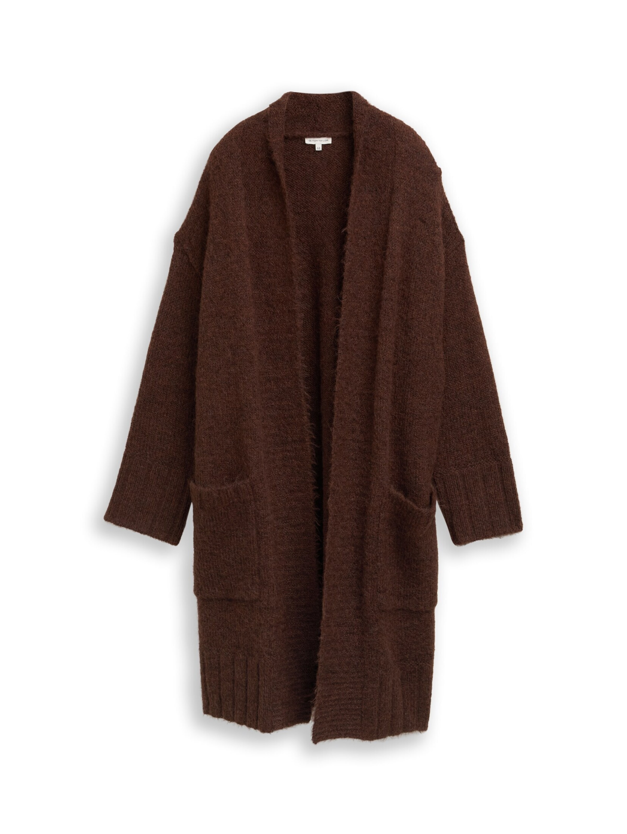 Tom Tailor Women + Strickjacke in Braun: Vorderseite