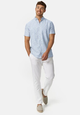 INDICODE JEANS Regular fit Overhemd ' Bravida ' in Blauw
