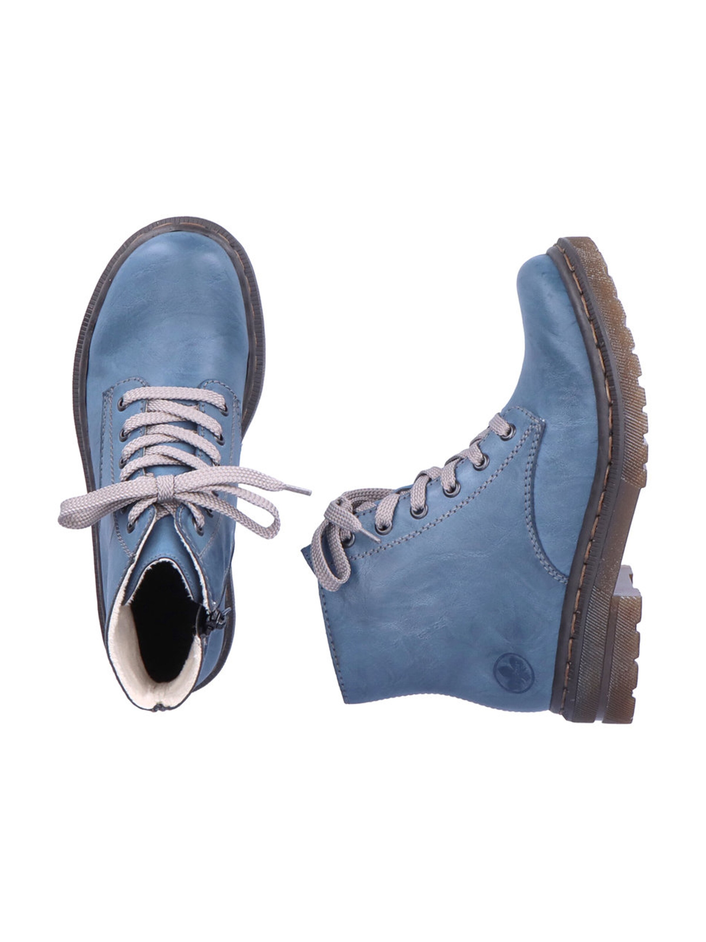 Rieker Lace-up bootie in Blue
