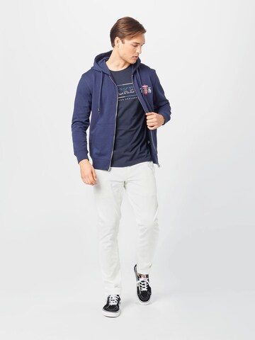 DIESEL - Ajuste regular Sudadera con cremallera 'Brandon' en azul