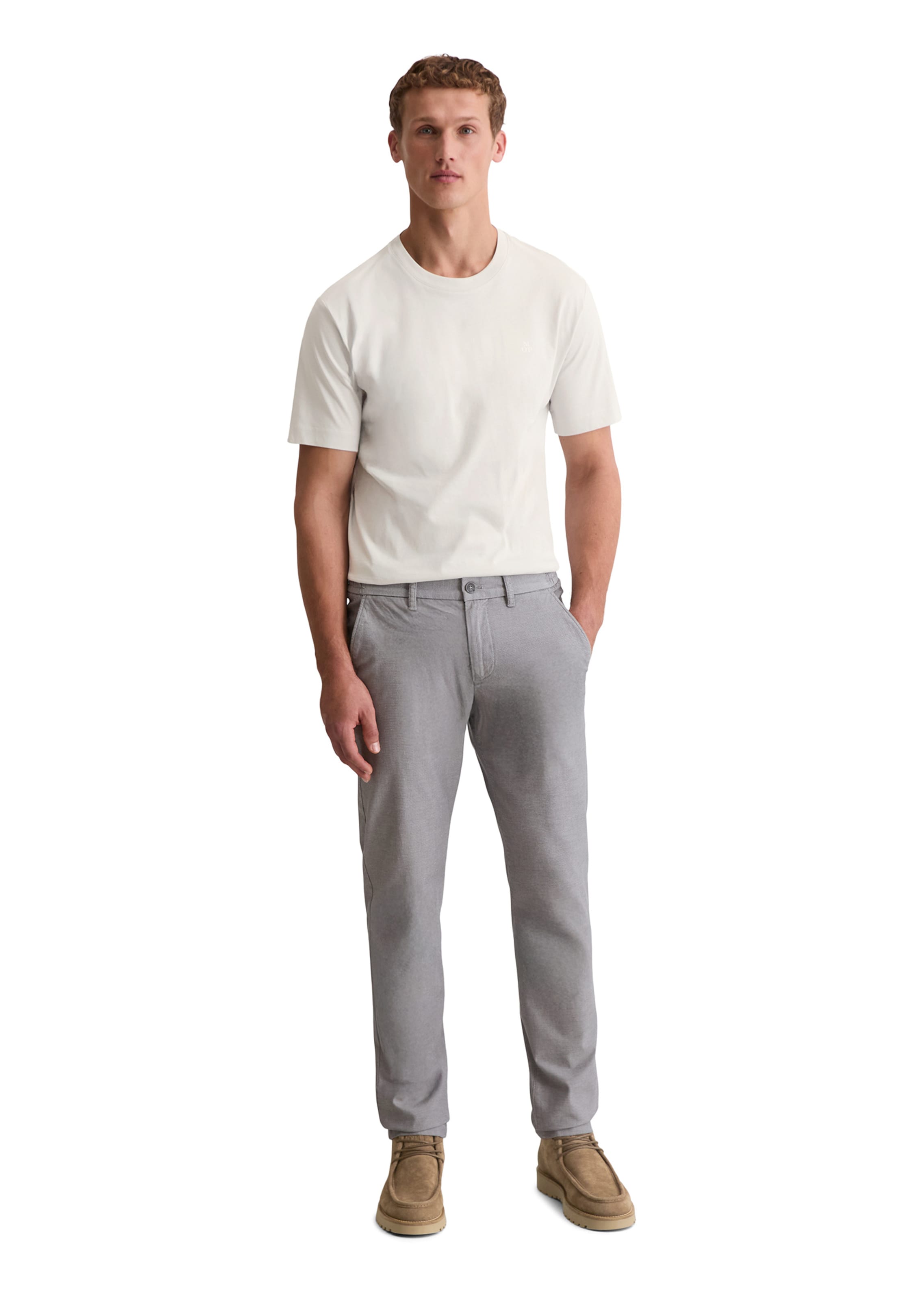 Marc O'Polo Regular Chino trousers in Grey