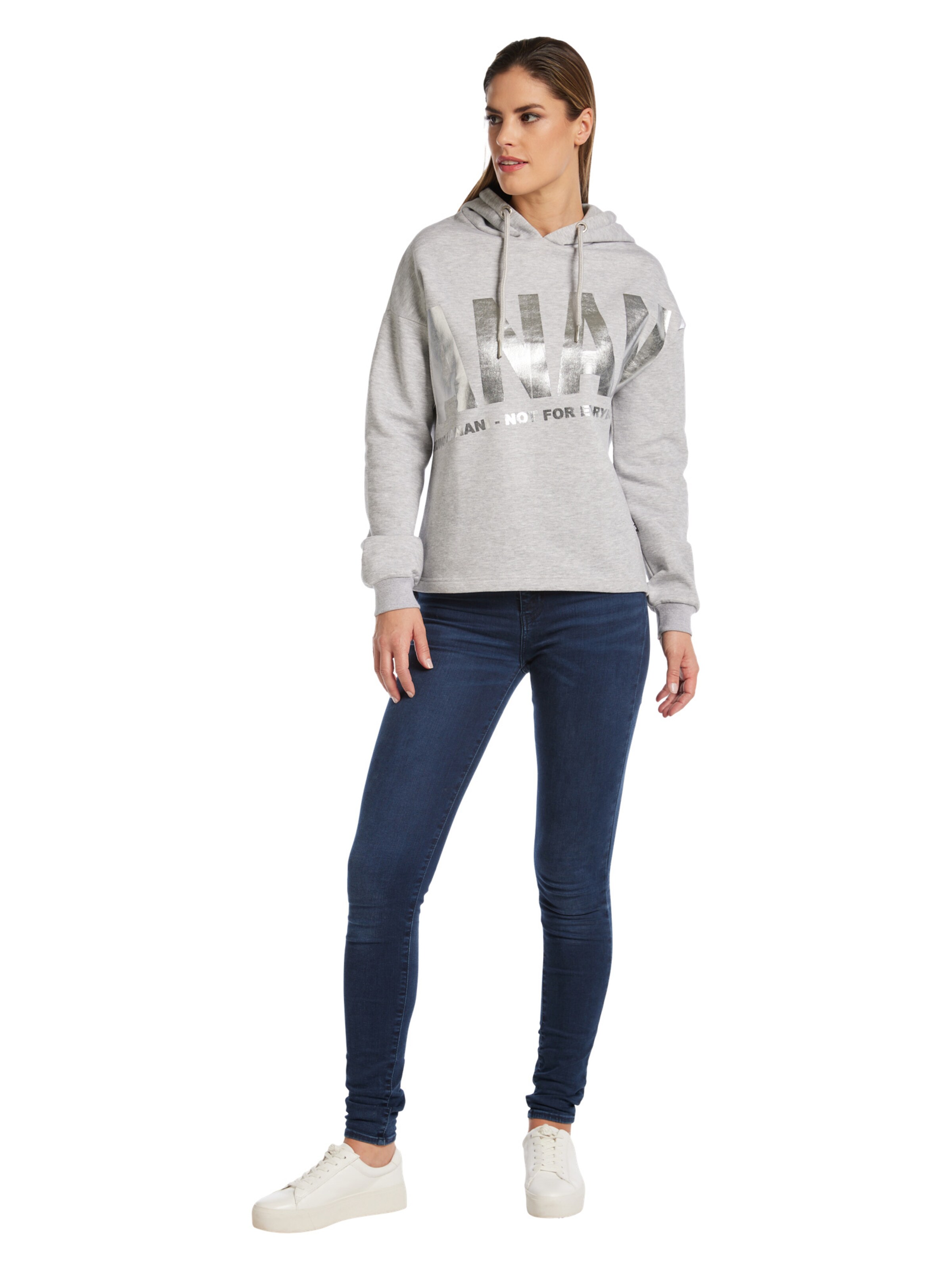 Bruno Banani Sweatshirt 'Chang' in Grijs