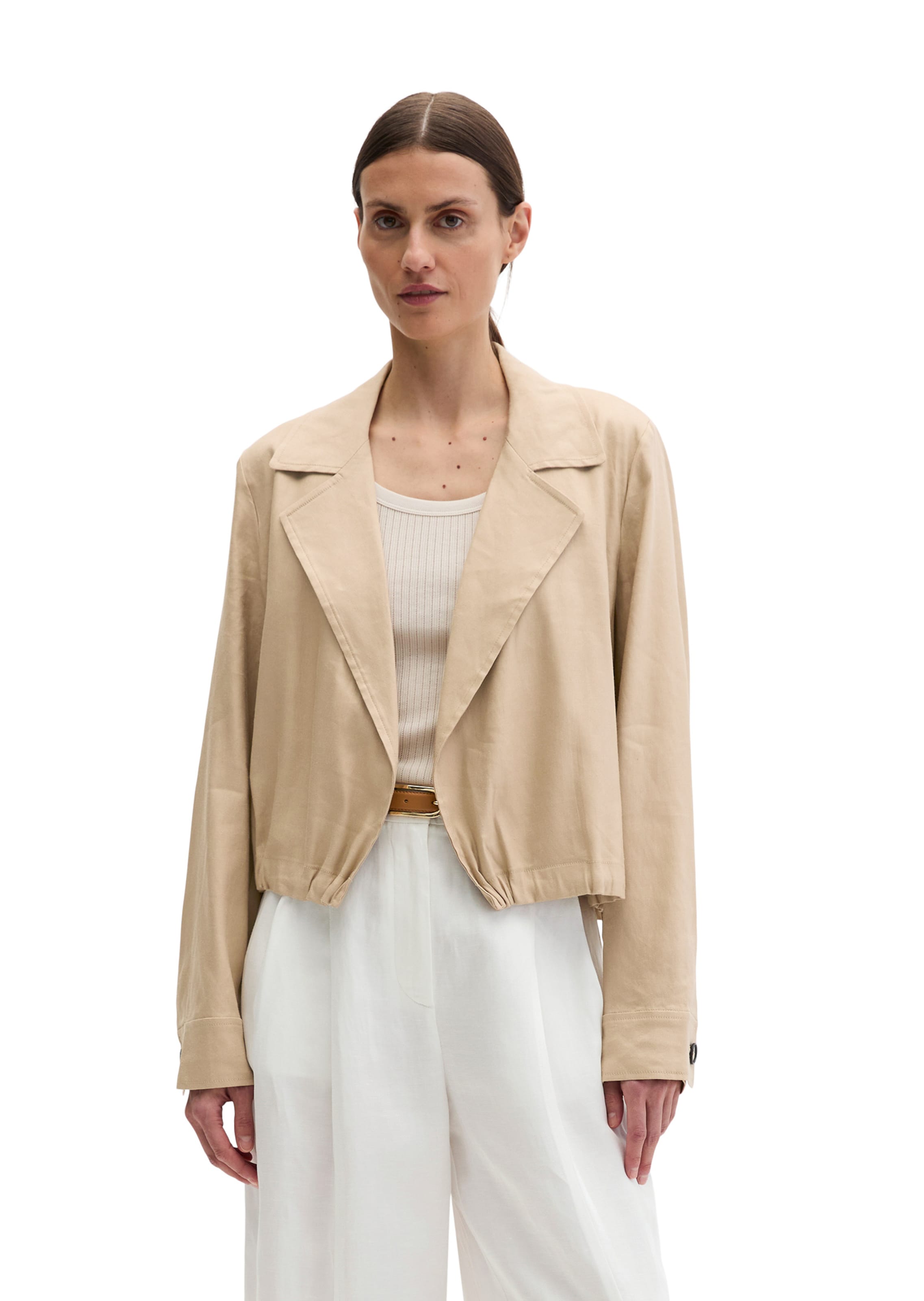Marc O'Polo Tussenjas in Beige: voorkant