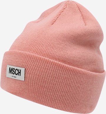 MSCH COPENHAGEN Beanie 'Mojo' in Pink: front