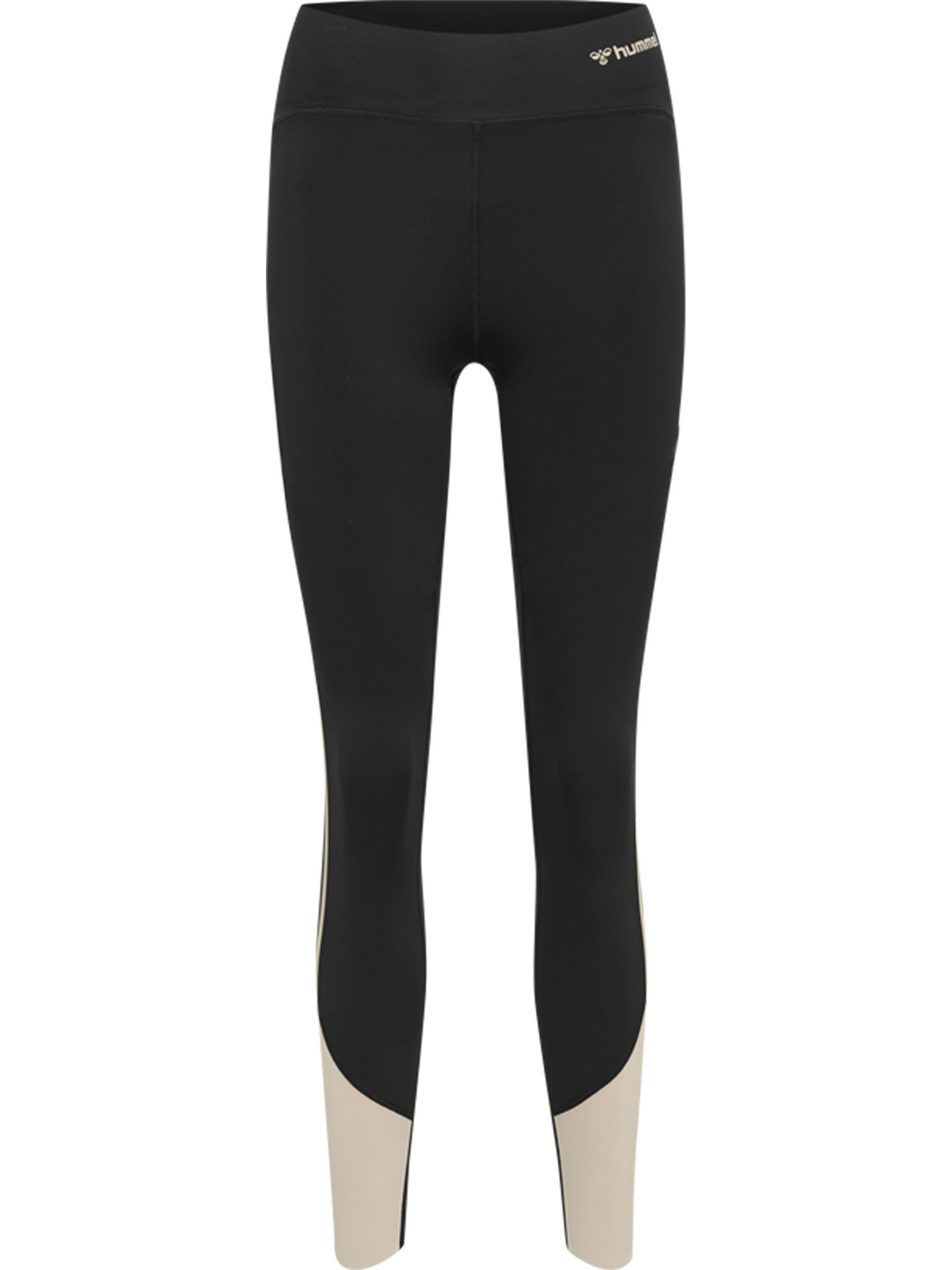 Skinny Pantalon de sport Hummel en noir : devant