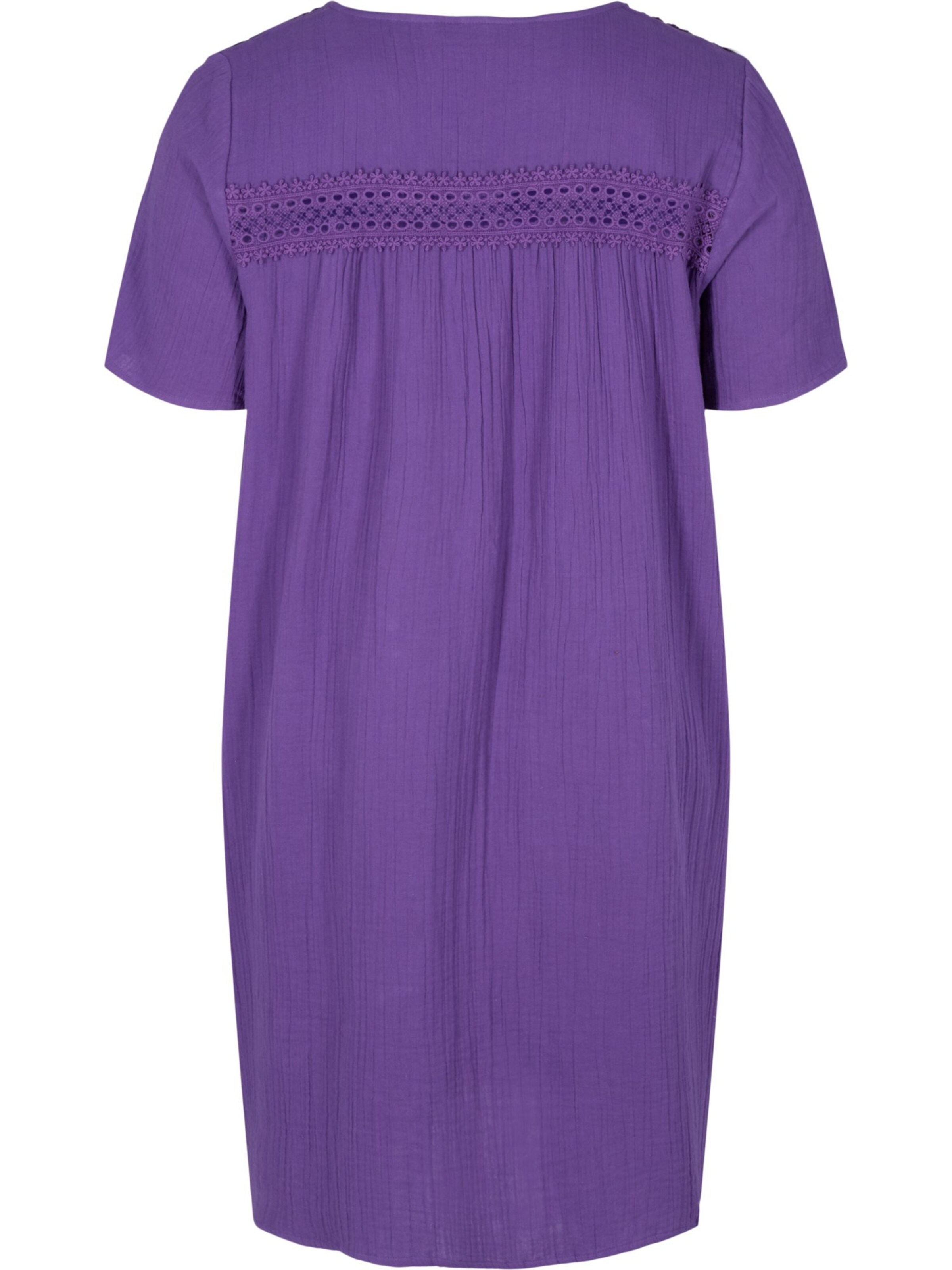 Frauen Große Größen Zizzi Kleid 'Vivu' in Neonlila - QD17532 Frauen Große Größen Zizzi Kleid 'Vivu' in Neonlila - QD17532