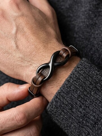 UNIQAL Armband 'INFINITY' in Bruin