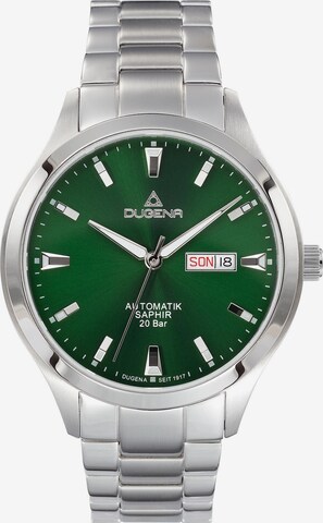 DUGENA Analog Watch in Silver: front