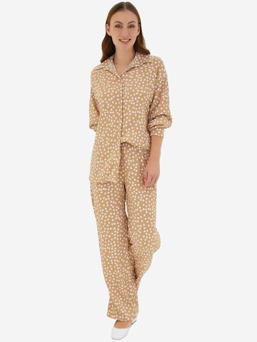 Pantalons de tailleur Bigdart en beige